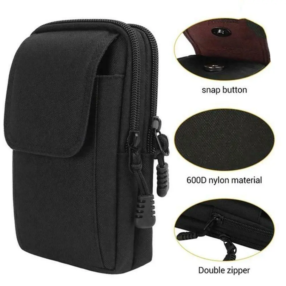 Edc Carry Fanny Pack - Erkekler için Taktik MOLLE Kemer Çantası,