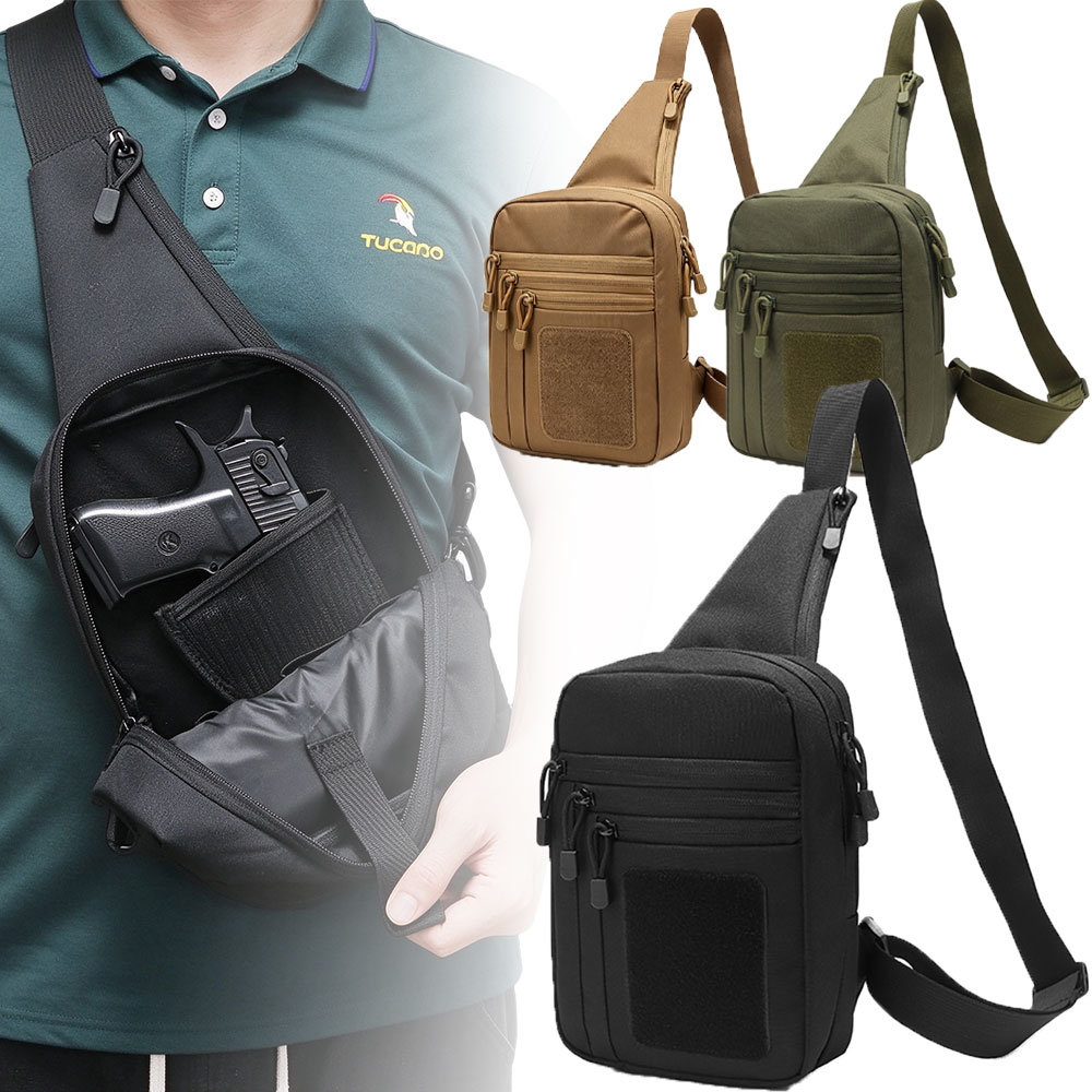 Taktiksel Omuz Çantası, Gizli  - Edc Concealed Carry Sling Bag incelemesi ve fiyatı